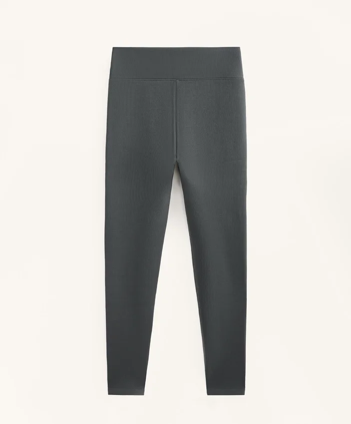 Nahtlose, extrawarme Leggings mit superhoher Taille und Rippbündchen, knöchellang, 70 cm Nahtlose, extrawarme Leggings mit superhoher Taille und Rippbündchen, knöchellang, 70 cm