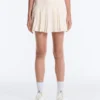 Nahtloser kurzer Faltenrock mit hoher Taille als Short Nahtloser kurzer Faltenrock mit hoher Taille als Short