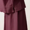 Oversize-Hemd mit langen Ärmeln aus 100 % Leinen Oversize-Hemd mit langen Ärmeln aus 100 % Leinen