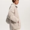 Oversize-Jacke aus Lammfell Oversize-Jacke aus Lammfell