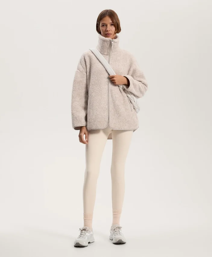 Oversize-Jacke aus Lammfell Oversize-Jacke aus Lammfell