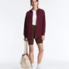 Oversize-Kapuzenjacke aus Baumwollpiqué Oversize-Kapuzenjacke aus Baumwollpiqué