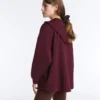 Oversize-Kapuzenjacke aus Baumwollpiqué Oversize-Kapuzenjacke aus Baumwollpiqué