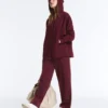 Oversize-Kapuzenjacke aus Baumwollpiqué Oversize-Kapuzenjacke aus Baumwollpiqué