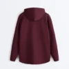 Oversize-Kapuzenjacke aus Baumwollpiqué Oversize-Kapuzenjacke aus Baumwollpiqué