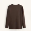 Oversize-Langarm-T-Shirt aus Baumwollmischung Oversize-Langarm-T-Shirt aus Baumwollmischung