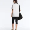 Oversize-T-Shirt aus Baumwollmischung mit kurzen Ärmeln Oversize-T-Shirt aus Baumwollmischung mit kurzen Ärmeln