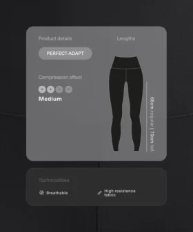 Perfect-Adapt Leggings mit hoher Taille und knöchellanger Passform