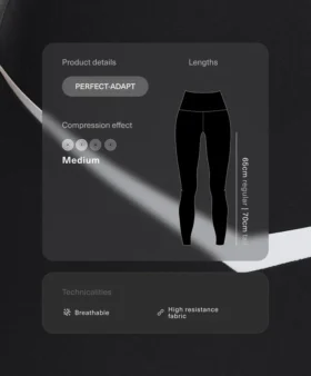 Perfect-Adapt Leggings mit hoher Taille und Knöchellänge sowie kontrastierenden Details Perfect-Adapt Leggings mit hoher Taille und Knöchellänge sowie kontrastierenden Details