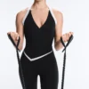 Perfect-Adapt Ärmelloser langer Jumpsuit mit Kontrast Perfect-Adapt Ärmelloser langer Jumpsuit mit Kontrast