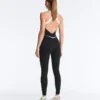 Perfect-Adapt Ärmelloser langer Jumpsuit mit Kontrast Perfect-Adapt Ärmelloser langer Jumpsuit mit Kontrast