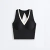 Perfect-Adapt ärmelloses Tops mit Kontrast Perfect-Adapt ärmelloses Tops mit Kontrast