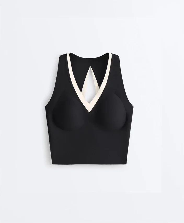 Perfect-Adapt ärmelloses Tops mit Kontrast Perfect-Adapt ärmelloses Tops mit Kontrast