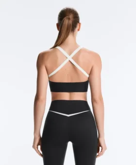 Perfect-Adapt Sport-BH mit mittlerer Stützkraft und Kontrastdetails