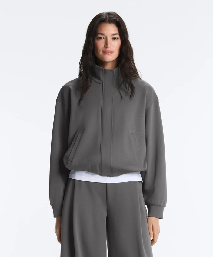 Piqué-Jacke aus Baumwolle Piqué-Jacke aus Baumwolle