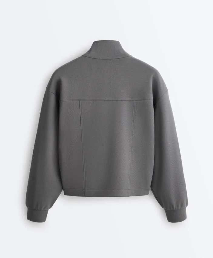 Piqué-Jacke aus Baumwolle Piqué-Jacke aus Baumwolle