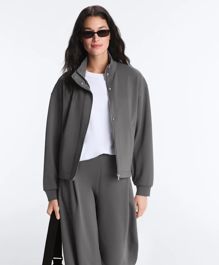 Piqué-Jacke aus Baumwolle Piqué-Jacke aus Baumwolle