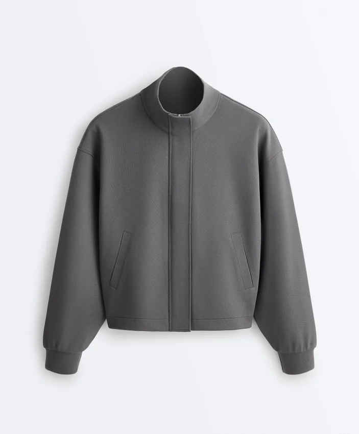 Piqué-Jacke aus Baumwolle Piqué-Jacke aus Baumwolle