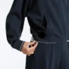 Piqué-Jacke mit kontrastierender Paspelierung aus Baumwolle Piqué-Jacke mit kontrastierender Paspelierung aus Baumwolle