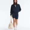 Piqué-Jacke mit kontrastierender Paspelierung aus Baumwolle Piqué-Jacke mit kontrastierender Paspelierung aus Baumwolle