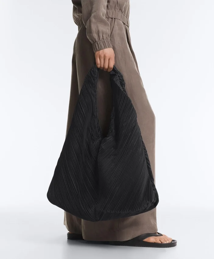 Plissierte Nylontasche Plissierte Nylontasche