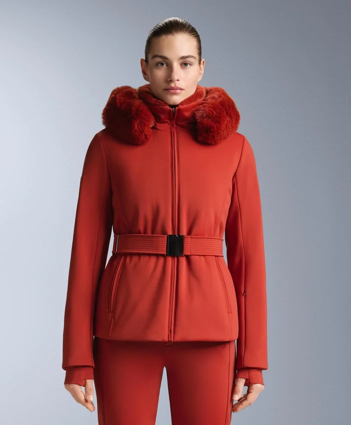 Primaloft® Ski wasserabweisende Jacke in Super-Slim-Fit Primaloft® Ski wasserabweisende Jacke in Super-Slim-Fit