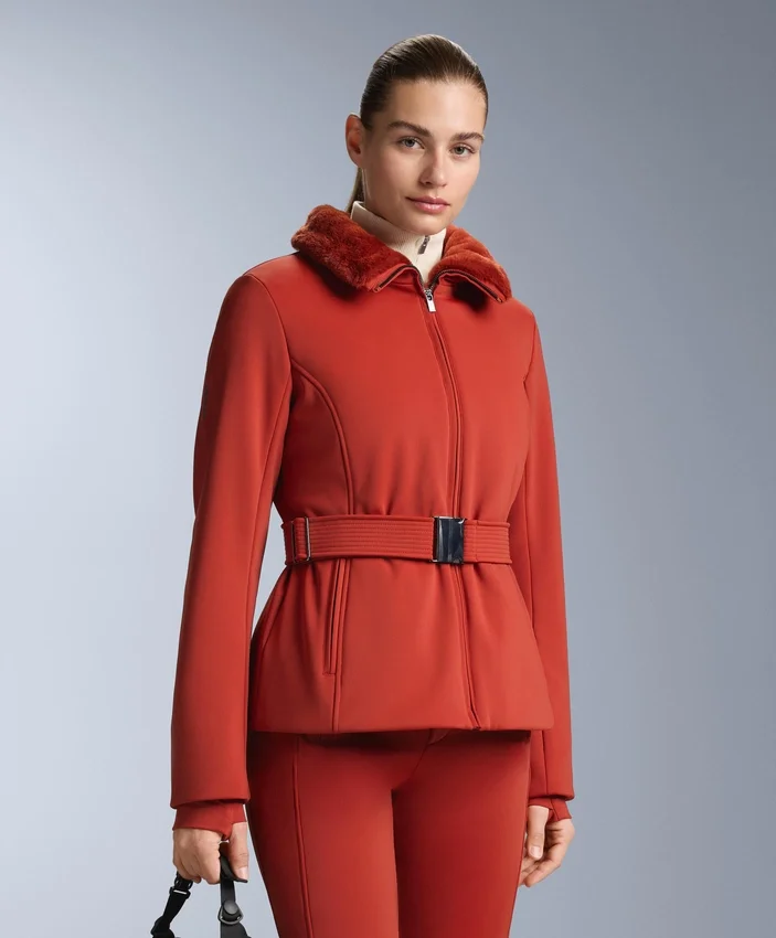Primaloft® Ski wasserabweisende Jacke in Super-Slim-Fit Primaloft® Ski wasserabweisende Jacke in Super-Slim-Fit
