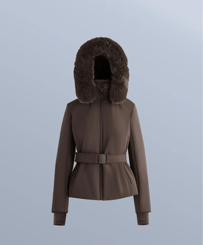 Primaloft® Ski wasserabweisende Jacke in Super-Slim-Fit Primaloft® Ski wasserabweisende Jacke in Super-Slim-Fit