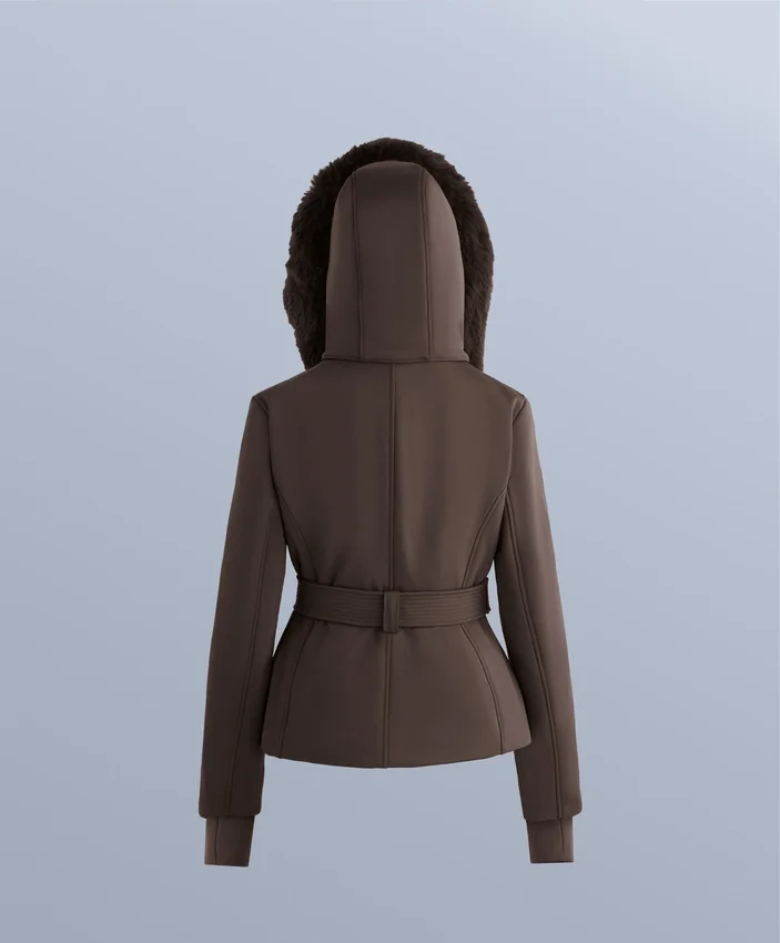 Primaloft® Ski wasserabweisende Jacke in Super-Slim-Fit Primaloft® Ski wasserabweisende Jacke in Super-Slim-Fit