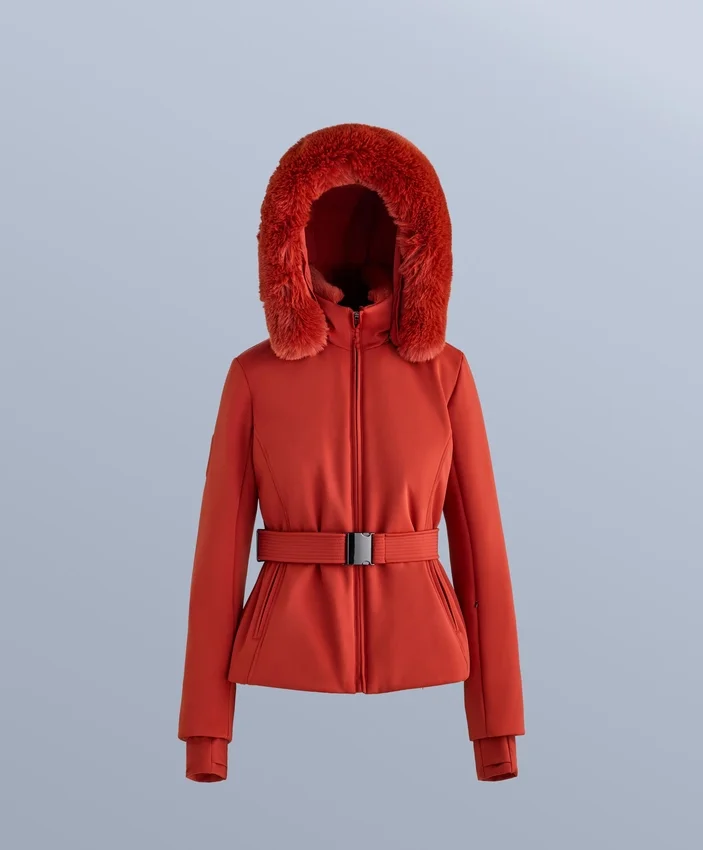 Primaloft® Ski wasserabweisende Jacke in Super-Slim-Fit Primaloft® Ski wasserabweisende Jacke in Super-Slim-Fit