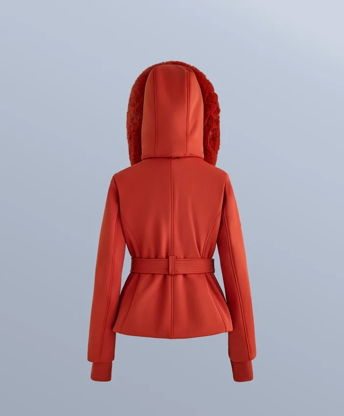 Primaloft® Ski wasserabweisende Jacke in Super-Slim-Fit Primaloft® Ski wasserabweisende Jacke in Super-Slim-Fit