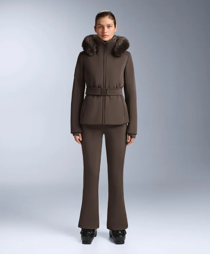 Primaloft® Ski wasserabweisende Jacke in Super-Slim-Fit Primaloft® Ski wasserabweisende Jacke in Super-Slim-Fit