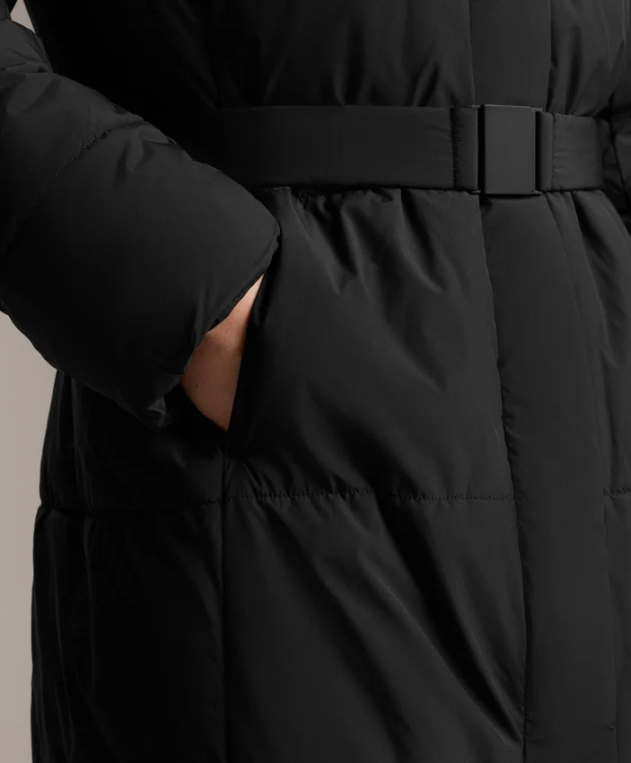 Primaloft® wasserabweisende, lange, wattierte Jacke Primaloft® wasserabweisende, lange, wattierte Jacke