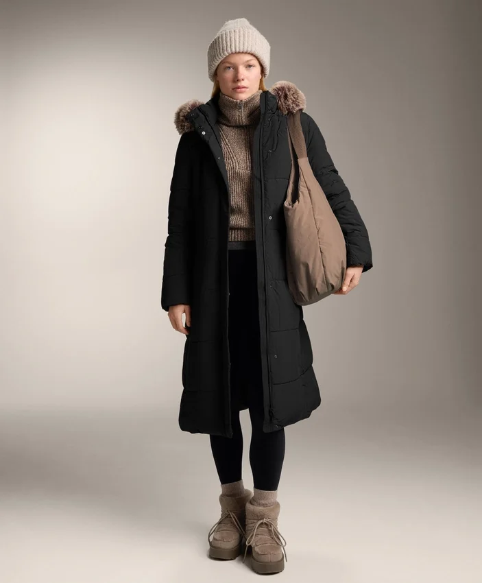 Primaloft® wasserabweisende, lange, wattierte Jacke Primaloft® wasserabweisende, lange, wattierte Jacke