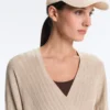 Pullover aus gekreuztem Rippstrick Pullover aus gekreuztem Rippstrick