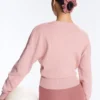 Pullover aus Zopfstrick