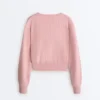 Pullover aus Zopfstrick