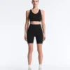 Radsport-Leggings mit hoher Taille und Compressive-Einsatz, 20 cm Radsport-Leggings mit hoher Taille und Compressive-Einsatz, 20 cm
