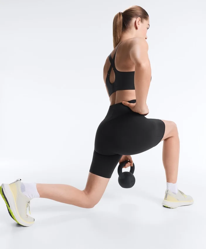 Radsport-Leggings mit hoher Taille und Compressive-Einsatz, 20 cm Radsport-Leggings mit hoher Taille und Compressive-Einsatz, 20 cm