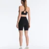 Radsport-Leggings mit hoher Taille und Compressive-Einsatz, 20 cm Radsport-Leggings mit hoher Taille und Compressive-Einsatz, 20 cm