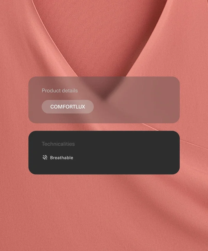 Ärmelloses Comfortlux-T-Shirt mit Überkreuz-Ausschnitt Ärmelloses Comfortlux-T-Shirt mit Überkreuz-Ausschnitt