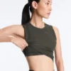 Ärmelloses Comfortlux-Tops mit Rippstrick