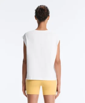 Ärmelloses T-Shirt aus Baumwollmischung