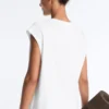 Ärmelloses T-Shirt aus Baumwollmischung Ärmelloses T-Shirt aus Baumwollmischung