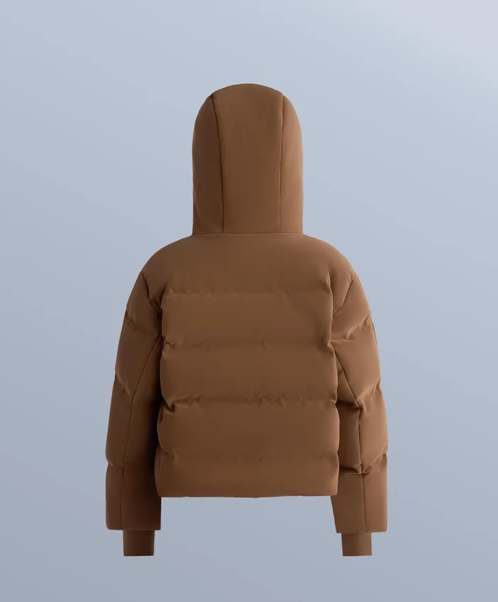 Satin-Jacke 80 % Daunen und 20 % Federn Minardi Piume Ski wasserabweisend Satin-Jacke 80 % Daunen und 20 % Federn Minardi Piume Ski wasserabweisend