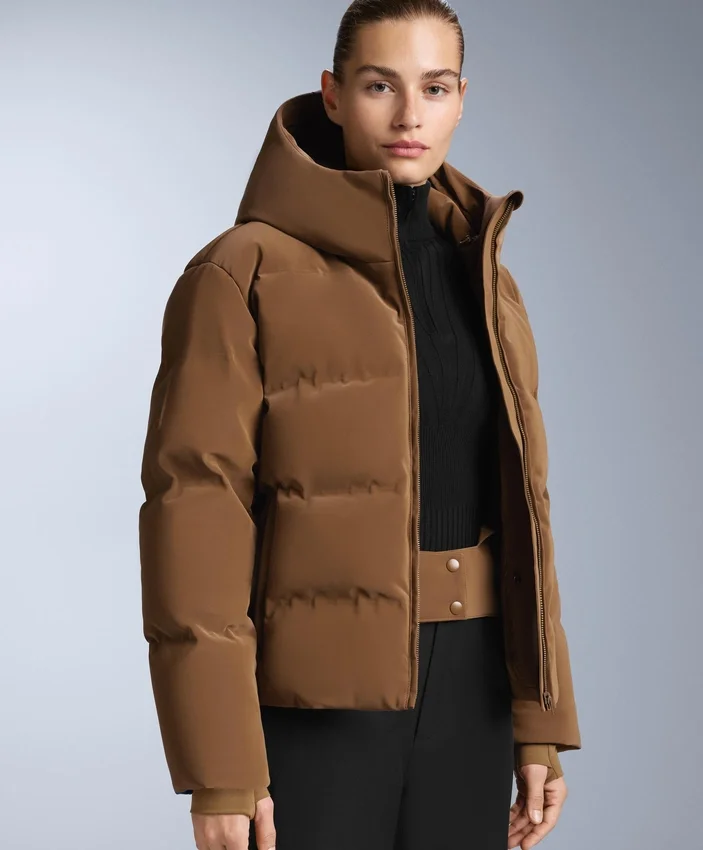 Satin-Jacke 80 % Daunen und 20 % Federn Minardi Piume Ski wasserabweisend Satin-Jacke 80 % Daunen und 20 % Federn Minardi Piume Ski wasserabweisend