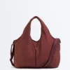 Shopper-Tasche mit Kontrastbesatz