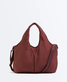 Shopper-Tasche mit Kontrastbesatz