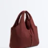 Shopper-Tasche mit Kontrastbesatz