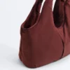 Shopper-Tasche mit Kontrastbesatz